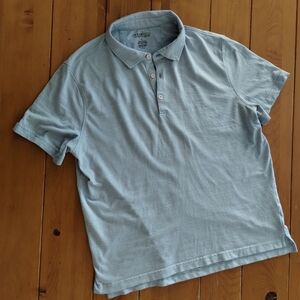 Kenneth Cole Awearness Sky Blue Polo Shirt Size L